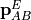 \mathbf{p}_{AB}^{E}